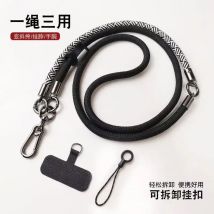 Cordino per cellulare multifunzionale tre in uno, una corda per usi multipli, tracolla, cordino per il collo, corda corta per il braccio