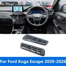 Per Ford Kuga Escape 2020-2024 2025 2026, Copertura in Fibra di Carbonio per Bocchette di Ventilazione A/C, Accessori per Styling Auto