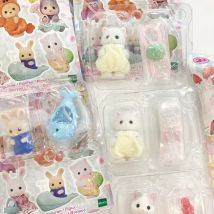 Sylvanian Families Forest Family Dollhouse Ocean Series Baby Sea Friends Club Blind Bag Turtle Pack Persische Katze Beflockung Geschenke