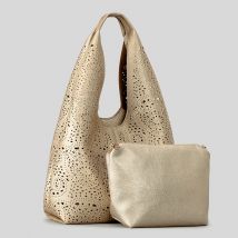 Mode Hohl Verbund Tasche Große Kapazität Frauen Schulter Taschen Luxus Weiche Pu Leder Handtaschen Casual Sommer Strand Tote Tasche