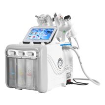 6 w 1 H2-O2 Hydrodermabrazja RF Bio-lifting Spa Hydro twarzy maszyna do mikrodermabrazji twarzy dermabrazja wodna urządzenie kosmetyczne