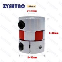 BW couple series 1PC D30 L40 Flexible plum clamp coupler shaft size CNC Jaw shaft coupling 5/6.35/8/10/12/14/16mm D30L40 couples