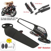 Per Suzuki GSXR 600 750 1000 GSX1300R GSX650F GSX-R Specchio Del Motociclo Modificato Vento Ala Specchietto retrovisore Rotante Regolabile