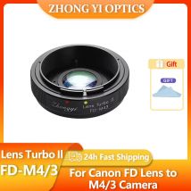 Zhongyi-Adaptador de FD-M43 Mitakon, reducción de enfoque, aumento de luz, anillo adaptador para lente de montaje Canon FD a M43 MFT