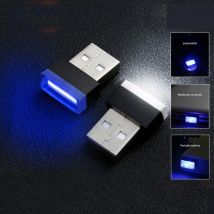 1Pc Mini USB Wewnętrzne światło samochodowe LED Automatyczne oświetlenie wnętrza Atmosfera