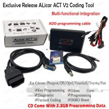Neues ALicar ACT V2 Codierungstool, exklusive Freigabe, multifunktionale Integration, automatische Diagnosetools, mehrere Fahrzeugmarken
