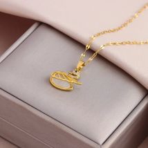 Neue leichte Luxus Opal Schwan Anhänger Halsketten für Frauen süße sexy weibliche Edelstahl Halskette Schmuck Mädchen Geschenk Großhandel