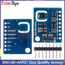 ENS160 + AHT21 Anidride CARBONIO CO2 eCO2 TVOC Sensore di qualità dell'aria e temperatura e umidità Sostituisci CCS811 per Arduino