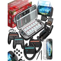 21 in 1 For Switch 2 Accessories Gift Pack, 2025 Switch 2 Nylon Bundle Kit,Christmas Halloween Gifts for Men Women Luxury Gift
