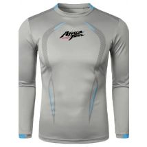 Men Long Sleeve Africa Twin Crf Motocycles  Men's Exercise Training Breathable Quick-Drying Tee Men Sports Long Sleeved T-shir