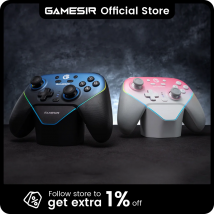 GameSir Super Nova Wireless Gaming Controller für PC / Switch 2 / Android / iOS – Hall-Effekt, Tri-Mode, RGB, Ladestation