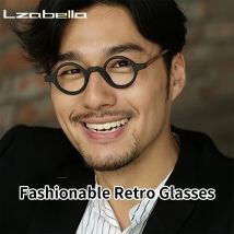 Mode Hohe Qualität Retro Runde Brille Rahmen Japanische Handgemachte Ultra Licht Männer Frauen Kleine Größe Brillen Acetat 9240