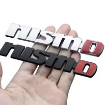 Car Metal Grill Logo Badge Emblem Decals Sticker For Nissan Nismo GTR Juke Versa Almera Xterra Qashqai