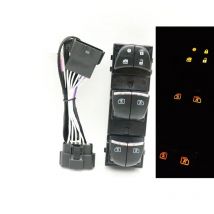 Auto Umrüstung LHD Master Power Fenster Control Schalter Led-hintergrundbeleuchtung Für Nissan
