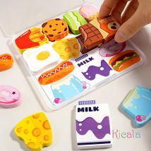 Kinder Logisches Denken Holzpuzzle Spielzeug Cartoon Essen Tiere Dinosaurier Verkehrskognition Passendes Lernspielzeug Geschenk