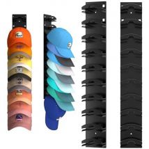 10-Gitter zur Wandmontage, Kappenständer, Hut-Organizer, Baseballkappen-Handtuchhalter, kostenloser Schlag, Hütehalter, platzsparender Schrank-Organizer
