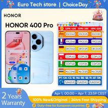 Teléfono Inteligente HONOR 400 Pro 5G, Pantalla AMOLED de 6.7″, Snapdragon 8 Gen 3, MagicOS 9.0, Lente Ultra HD con IA de 200MP, 5300mAh, SuperCharge de 100W, eSIM NE