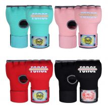 Mma Halb finger Box handschuhe verdickt Schwamm Sanda Training Hand wickel Innen handschuhe mit langen Hands ch laufe Box zubehör