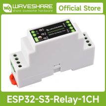 Waveshare Industrial 1-Kanal ESP32-S3 WiFi-Relaismodul, unterstützt WiFi/Bluetooth/RS485-Steuerung, mit mehreren Isolationen