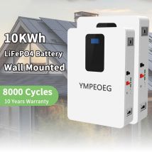 48V 100Ah/200Ah High Capacity Deep Cycle LiFePO4 Battery 5KWh/10KWh for Solar System UPS Lights Car RV Boats