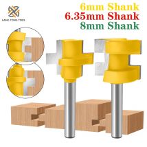 Milling Cutter For Wood Router Bits for Wood T-Slot Square Tooth Tenon wood milling cutter Carving Knife Tool Woodworking XD056
