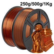 1.75mm Silk PLA Red Copper 3d Printer Filament Luxury Silky Luster silk copper PLA 250g 500g 1kg For 3D Pen Printing Materials