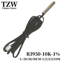 TZW 20CM 30CM 40CM 50CM 1M 2M 3M 5M 10M Termistore NTC Sensore di temperatura Sonda impermeabile Filo 10K 1% 3950 W1209 W1401 cavo