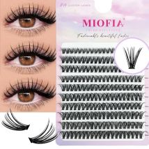 30D 40D 60D 80D Nerz Falsche Wimpern 180/200 Bundles Natürliche Wimpern verlängerung 3D Russland Volumen Einzelne Wimpern Cluster Make-Up