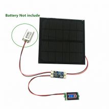 6V 3W 4.5W 6W 10W 9V 4.2W 12V 2W  Solar panel /Solar min battery charger /battery display DIY KIT PH 2.0 Cable
