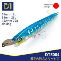 D1 Popper Angelköder Topwater schwimmende und sinkende Wobbler 65 mm/85 mm/150 mm Hochwertige Hartköder-Angelgerät mit Metalllippen 2020