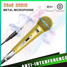 Beta 58 galvani siertes goldenes dynamisches Mikrofon für Bühnen gesang Profession elles Kabel mikrofon für Karaoke-Bbox-Gesangs aufnahmen