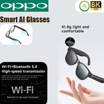 OPPO Neue Version AI Smart-Brille mit 8 MP Pixel zum Videoaufnehmen Bild 4 GB WiFi-Kontakt AI ChatGPT-Übersetzung Smart-Sonnenbrille