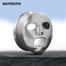 Kuyouth Ohr Expander Stecker Kupfer Maske Ohrring Messgeräte Kranken tragen Piercing Körpers chmuck 2St