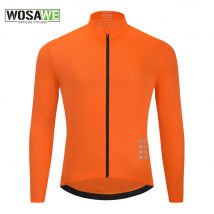 WOSAWE Pro Team Mesh Radfahren Jersey Langarm Herbst Straße Mtb Fahrrad Trikots Reflektierende Downhill Bike Wear Shirts