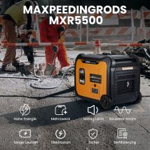 Generatore inverter portatile super silenzioso da 5000 W con larghezza nominale per l'energia di emergenza domestica