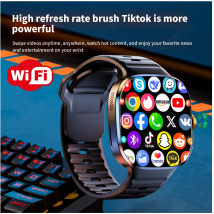 Original M99 Smartwatch 2,4 Zoll Amoled Bildschirmeinsatz 4G/5G SIM-Karte GPS WIFI 190 °   Rotierende Kameraspiel Android 10.0 Smartwatch