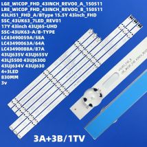 NEUE Led-hintergrundbeleuchtung Streifen Für 43LF510V 43LF5100 43LH590 43LH510V 43LH520V 43LH51_FHD_A/B 43LH570V 43LH590V 43LJ515V 43LJ515V