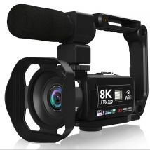 8K Digitale Fotografie Kamera 48MP Handheld DV 18X digital Zoom Kamera Recorder 3'' LCD Touch Screen Tragbare aufnahme Camcorder