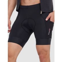 Santic Men's Cycling Shorts 4D Padded Biking Shorts MTB Bicycle Riding Shorts Bike Clothes with Pockets KM1C05136