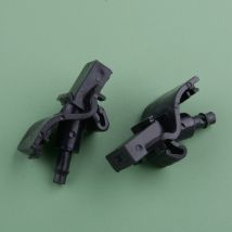 Fr3z17603aa fr3z17603ab 2pcs Scheiben wischer Unter leg scheibe Düsens pray tiefschwarz abs Kunststoff fit für Ford Mustang 2015 2016 2017