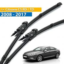 Erick's Tergicristallo Spazzole Tergicristallo Anteriori Per Citroen C5 RD / TD 2008 - 2017 Parabrezza Parabrezza Finestra Pulita Auto Spazzole Antipioggia 28 "+ 22"