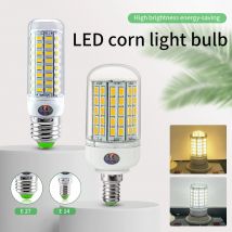 Superhelle LED-Mais-Glühbirnen, E27, E14-Schraube, 72/96 LED-Lampe, Lampada, 220 V, Ampulle, LED-Leuchten, Strahler, ersetzt Halogenlampen
