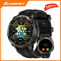 Smartwatch KOSPET Tank T4 dla mężczyzn, GPS, mapy offline, 32 GB ROM, wodoodporność 10 ATM, pomiar tętna, do nurkowania, jazdy na nartach, pieszych wędrówek, kompatybilny z Androidem i iOS.