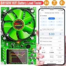 Tuya Smart WiFi 150 W 4-Draht Batterie Tester Monitor Kapazität USB Meter Elektronische Last 18650 Zellen Power ladung Monitor Werkzeuge