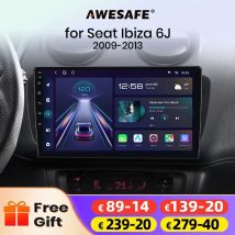 AWESAFE Wireless CarPlay Android Auto Radio per Seat Ibiza 6j 2009 2010 2011 2011 2012 2013 GPS RDS DSP FM 4G LET