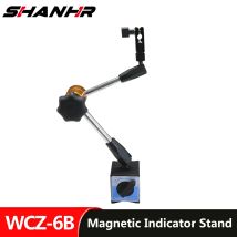 SHANHR Magnetständer für digitale Messuhr, 3-Gelenke, voll verstellbar, Messuhr, magnetische Basis, Ständerhalter