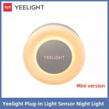 Yeelight Plug-in Light Sensor Night Light 100-240V Warm Color 0.25W Energy Saving 2700K Lighting Light Sensor EU Plug