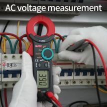 NJTY T-26C Digitales Zangenmessgerät, professioneller Leckstromtest, 20 mA ~ 60 A, Leckagekennung, Präzisionsstrom, 0,01 A, automatische Reichweite