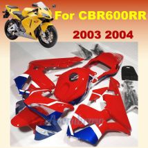Fairing Kit For Honda CBR 600RR 2003 2004  CBR600RR 03 04  ABS Plastic Rebuild Fairings Bodywork red blue