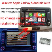 2024 neue Carplay drahtlose Auto Video-Schnitts telle Spiegel Youtube Waze Telefon Navigation Carplay für VW T5 Multi van Rns510 Radio
